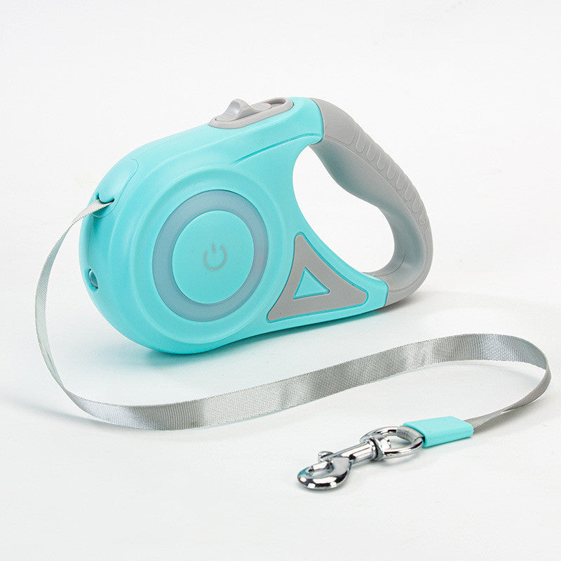 🐾 Spotlight Retractable Leash & Collar Set - Shine Bright on Every Walk! 🌟🐕✨ - Shop Wave