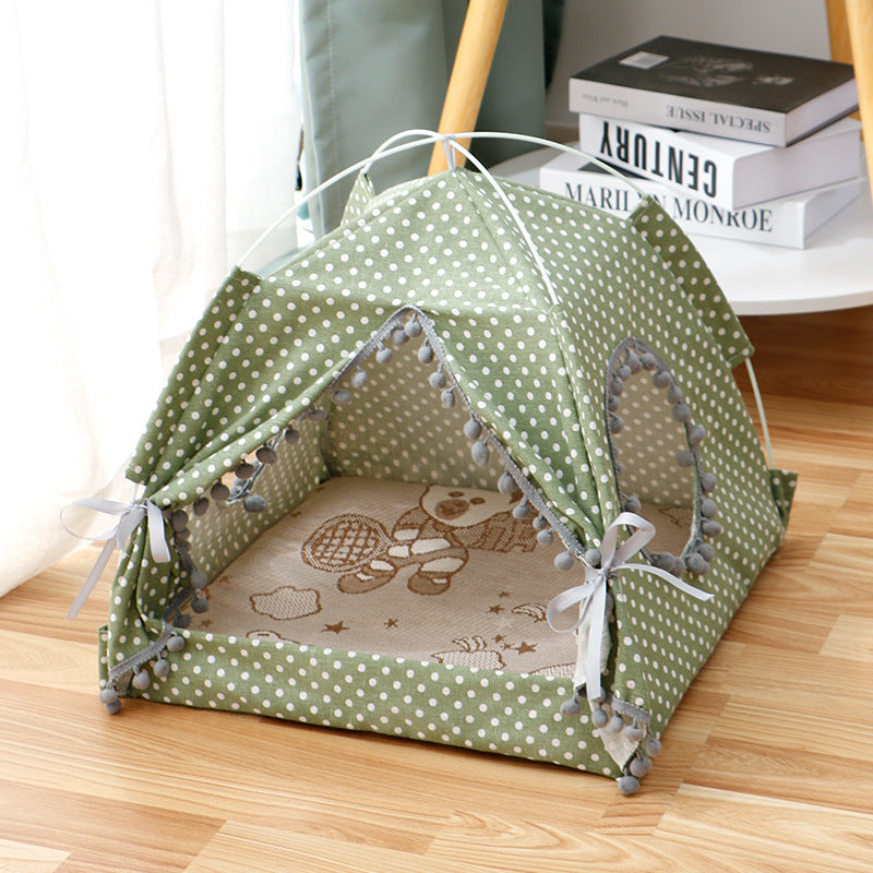 🏕️ Cozy Cat Tent - The Purr-fect Hideaway for Your Feline Friend! 🐱✨ - Shop Wave