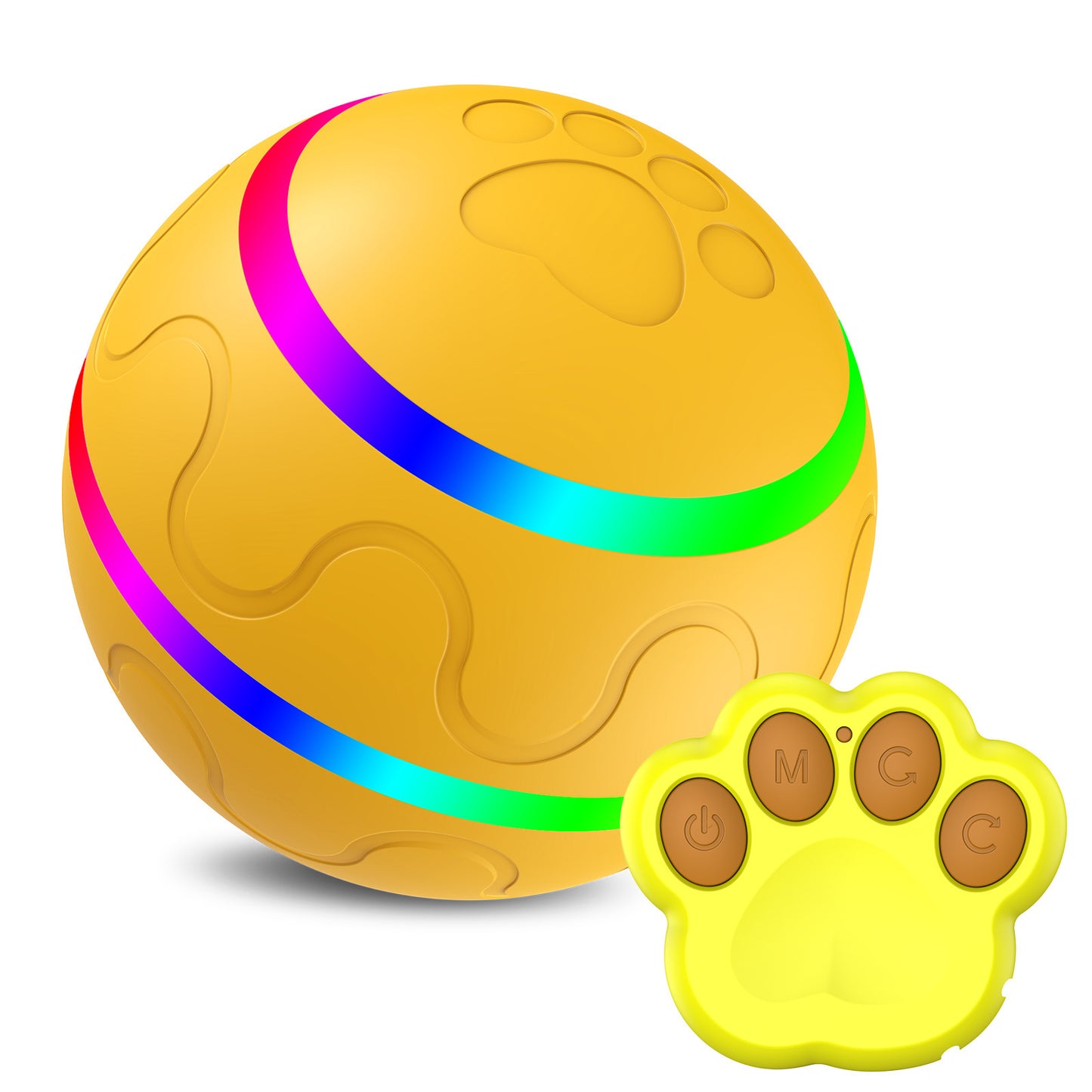 🐾 Wicked Ball Cat Toy - Smart, Self-Rotating Fun for Your Feline Friend! 🐱⚡ - Shop Wave