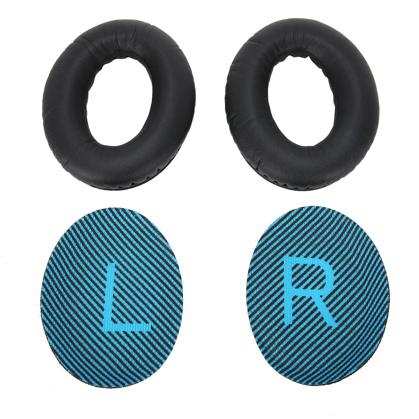 JZF‑140 Replacement Sponge Ear Pads Cushion Cover for 35 Headphones Headset PartsBlack Blue