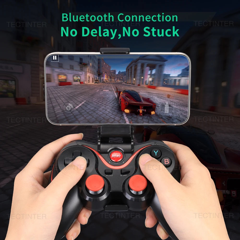 🎮 Terios T3 Wireless Bluetooth Gamepad - Universal Controller for Android, PC, Switch & PS3! 🕹️✨ - Shop Wave