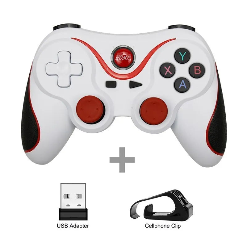 🎮 Terios T3 Wireless Bluetooth Gamepad - Universal Controller for Android, PC, Switch & PS3! 🕹️✨ - Shop Wave