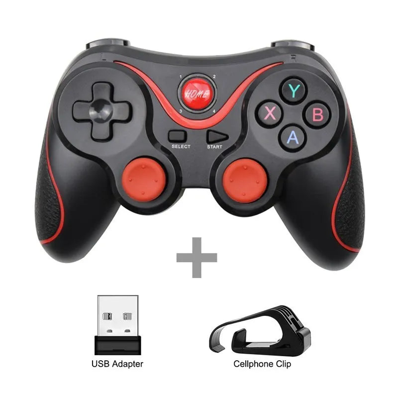 🎮 Terios T3 Wireless Bluetooth Gamepad - Universal Controller for Android, PC, Switch & PS3! 🕹️✨ - Shop Wave