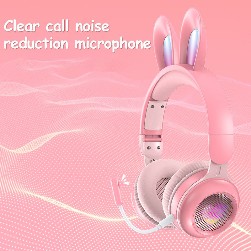 🐰 **Wireless Rabbit Ear Headphones** - Luminous &amp; Extendable Fun! 🎧✨ - Shop Wave