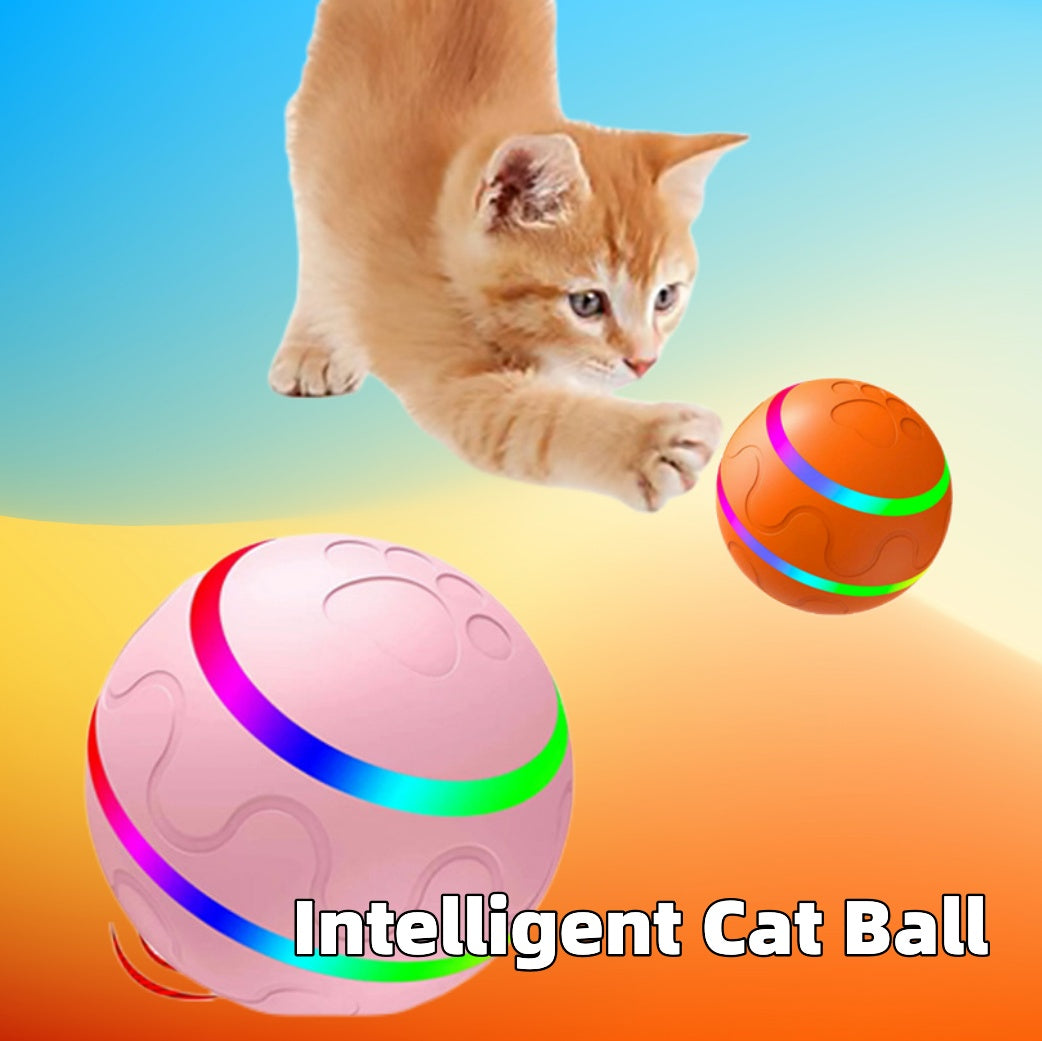 🐾 Wicked Ball Cat Toy - Smart, Self-Rotating Fun for Your Feline Friend! 🐱⚡ - Shop Wave