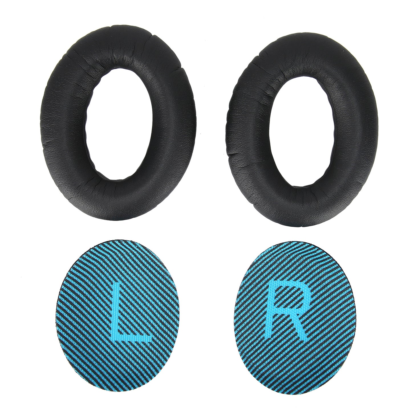 JZF‑140 Replacement Sponge Ear Pads Cushion Cover for 35 Headphones Headset PartsBlack Blue