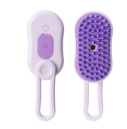 🐾 3-in-1 Electric Steam Brush - Purr-fect Grooming & Massage for Your Pet! 🐱✨ - Shop Wave